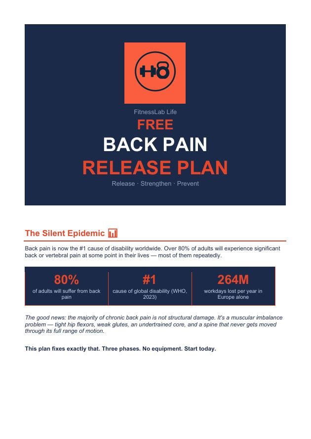 Back Pain Release Plan Backpain Fix Plan (Free)
